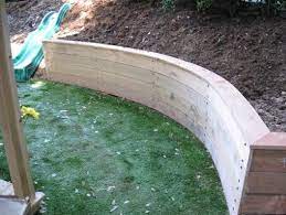 Wood Retaining Wall Landscaping