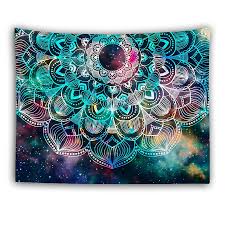 Mandala Wall Tapestry Large Star And