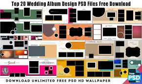 top 20 wedding al design psd files