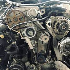 timing belt and water pump together