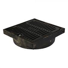 12 inch cast iron hinged grate with