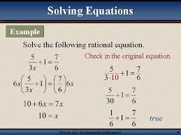 Chapter 14 Rational Expressions Chapter