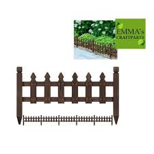 Backyard Garden Border Wood Fence