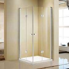 2 Bi Folding Doors Frameless Shower