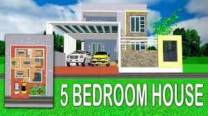 Whether your project is big or small, you'll need a set of detailed plans to go by. Modern 5 Bedroom Bungalow House Design Duplex Design Plan 2020 Manis Home Youtube