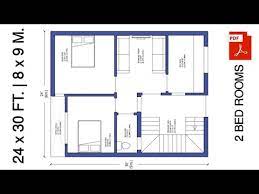 24 X 30 Small House Design 2 Bedroom