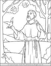Francis of assisi, saint francis of assisi, san francisco de asís, san francesco d'assisi francis of assisi. Assisi Archives The Catholic Kid Catholic Coloring Pages And Games For Children