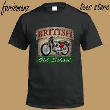 Details About New Bsa Motorcycle British Old School Mens Black T Shirt Size S To 3xl