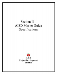 aisd master guide specifications