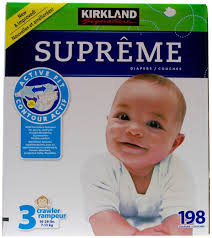 Kirkland Diapers Size 3 198 Ct