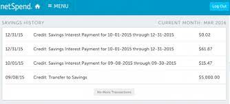 netspend card 5 apy savings account