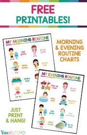 19 Best Toddler Routine Chart Images Routine Chart
