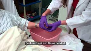 cna essential skills fingernail care