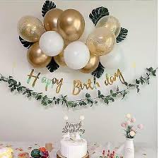 baby birthday balloon decoration simple