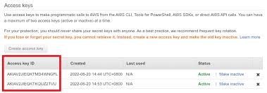 create iam user access keys via aws cli