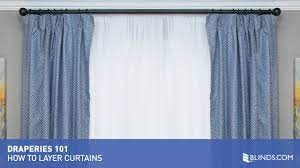 how to install and layer curtains