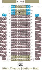 klein theatre seating chart theatre