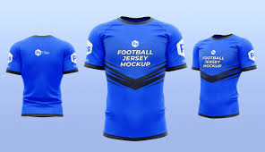 football soccer jersey mockups psd set