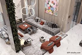 luxury modern home interior with a