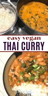 vegan thai greens and beans curry recipe