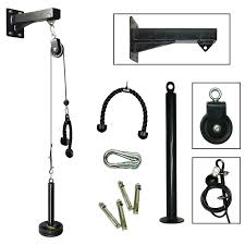 This video covers a do it yourself way of building a tricep pulldown mounted on to a power rack / cage. Gym Wall Mounted Fitness Diy Pulley Cable Machine Blaster Trainer With Pulley Attachments Biceps Triceps Workout Pull Down Rope Flash Deal F554c Cicig