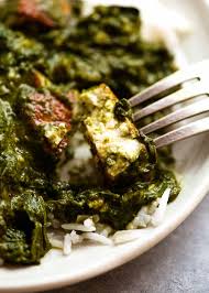 palak paneer indian spinach curry