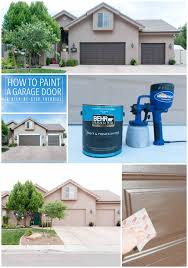 Paint Garage Doors And Add Curb Appeal