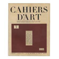 Page De Garde Cahier D art Magazine - Cahiers d'Art | Shop – La Revue