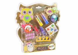 owl nail art makeup set toys beauty