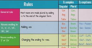 Regular Plural Nouns Singular And Plural Nouns 7 E S L