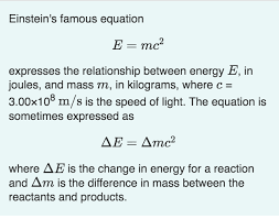 Solved Einstein S Famous Equation E Mc2