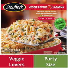 veggie lasagna party size meal