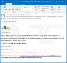 ebay email scam removal and recovery