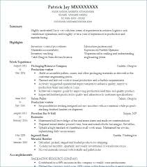 Sample Resume Production Worker Sample Resume For A Production Line