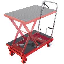 vevor hydraulic lift table cart 500 lbs