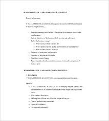 Small Business Plan Template 18 Word