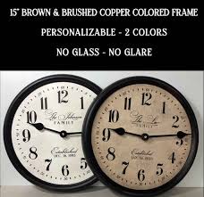 Prescott Metal Framed Wall Clock 15