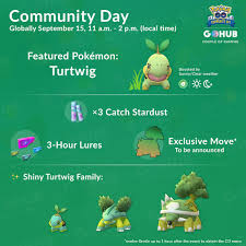 Turtwig Community Day Announced Pokemon Go Hub