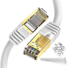 We were told that ethernet was going to be a thing of the past. Cat 8 Ethernet Cable White Zosion 5m Cat8 Cable High Amazon Co Uk Electronics