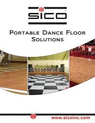 dance floor brochure sico inc