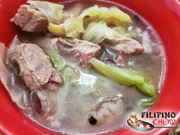 nilagang baboy pork short ribs soup