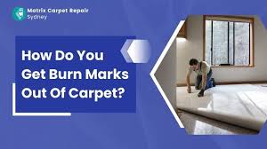 how do you get burn marks out of carpet