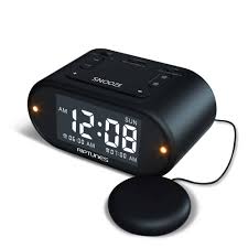 riptunes vibrating alarm clock with big