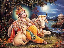 Lord Krishna With Cow ...