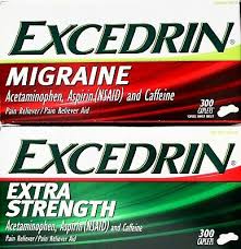 However, consuming excedrin every day may have some risks. Excedrin Migraine Or Extra Strength Acetaminophen 300 Caplets Each Bottle Ebay