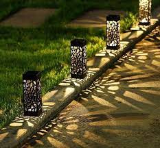 Abbas Moroccan Outdoor Solar Lamps