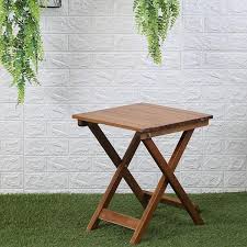 Bplusz Brown Square Wood Outdoor