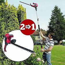 eckman hedge trimmer 2 in 1 long reach