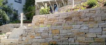 Dry Stacked Stone Retaining Wall Stone