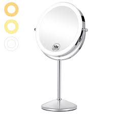 10x lighted magnifying makeup mirror